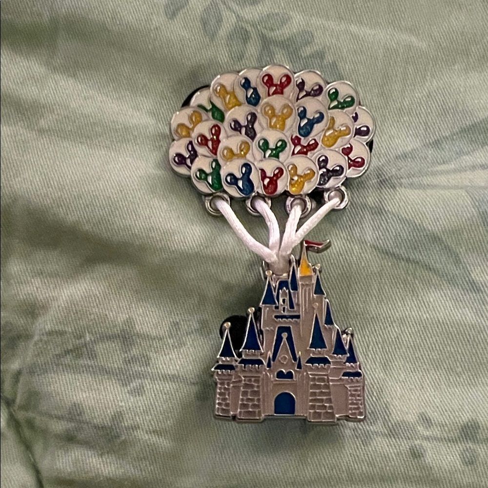 Colorful Disney Cinderella’s Castle trading Pin